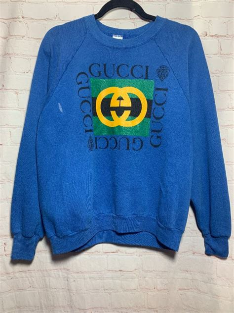 vintage 80s gucci sweatshirt|vintage Gucci shop online.